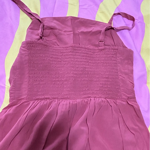 Salmon Retro Wide Leg Jumpsuit - Picture 2 of 3